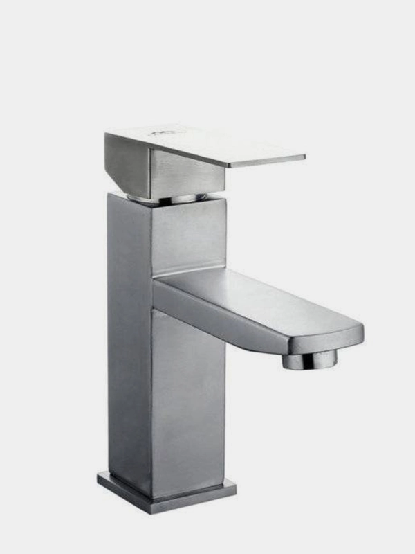 Potato INOX Q смеситель для умывальника, нержавеющая сталь
