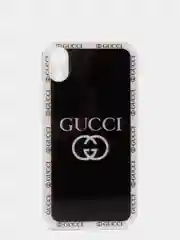 Черный чехол Gu cci со стеклянной панелью для Iphone 12, 12 Pro, 12 ProMax, 11, Xr