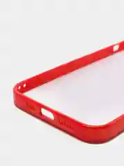 Красный чехол с блесками для iPhone 11, 12, Pro, Pro Max, mini, Xs, X, Xr