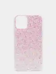 Белый чехол с блесками для iPhone 11, 12, Pro, Pro Max, mini, Xs, X, Xr