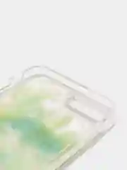 Лайм чехол "Переливашка" для iPhone 11, 12, Pro, Pro Max, XR, X, 7, 8, 7/8+