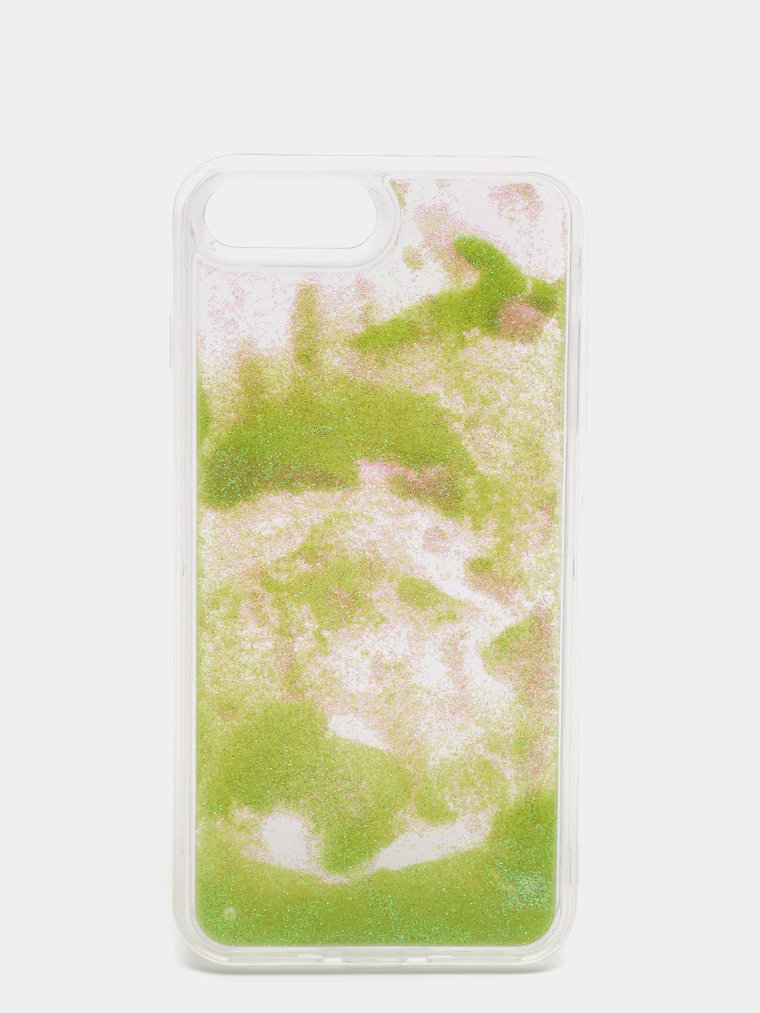 Лайм чехол "Переливашка" для iPhone 11, 12, Pro, Pro Max, XR, X, 7, 8, 7/8+