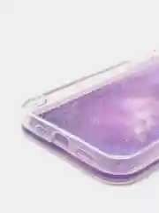 Фиолетовый чехол "Переливашка" для iPhone 11, 12, Pro, Pro Max, XR, X, 7, 8, 7/8+