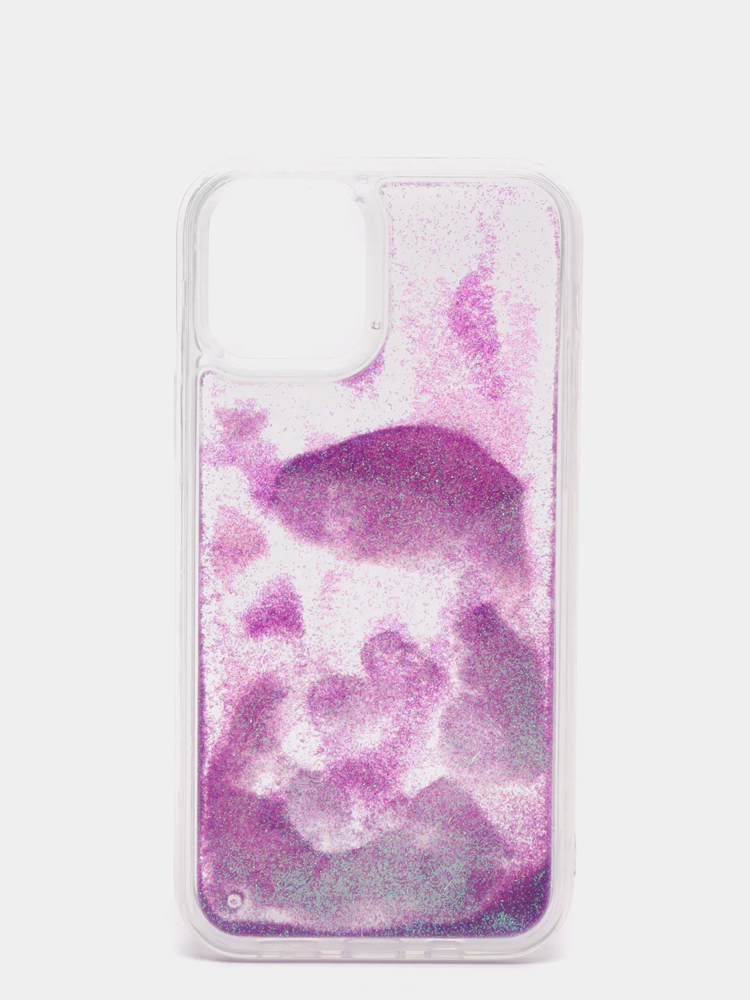 Фиолетовый чехол "Переливашка" для iPhone 11, 12, Pro, Pro Max, XR, X, 7, 8, 7/8+