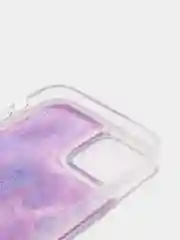 Фиолетовый чехол "Переливашка" для iPhone 11, 12, Pro, Pro Max, XR, X, 7, 8, 7/8+