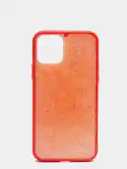 Оранжевый чехол с блесками для iPhone 11, 12, Pro, Pro Max, mini, Xs, X, Xr