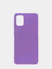 Фиолетовый чехол для Samsung Galaxy A71 силиконовый матовый, цветной