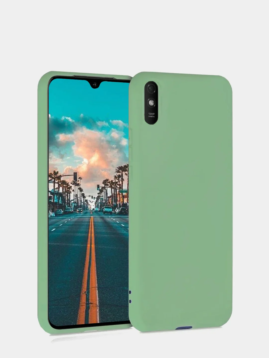 Лесной зеленый чехол силиконовый для Xiaomi Redmi 9A