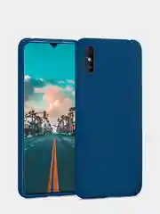 Темно-синий чехол силиконовый для Xiaomi Redmi 9A