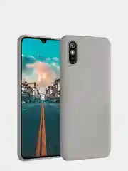 Серый чехол силиконовый для Xiaomi Redmi 9A