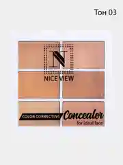 Nice View консилер, корректор для лица, 6 в 1