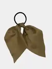 Бежевый резинка-бант на волосы