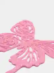Конфетный бабочки декоративные с розами, 9,5 х 10 см
