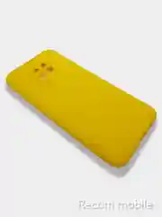 Желтый чехол для Xiaomi Redmi 10X 5G, 10X PRO 5G силиконовый цветной матовый