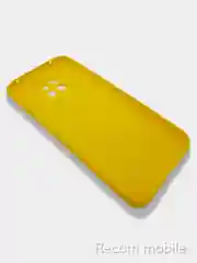 Желтый чехол для Xiaomi Redmi 10X 5G, 10X PRO 5G силиконовый цветной матовый