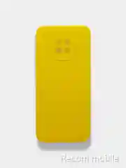 Желтый чехол для Xiaomi Redmi 10X 5G, 10X PRO 5G силиконовый цветной матовый