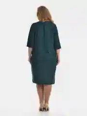Тёмно-бирюзовый платье женское, большие размеры