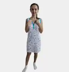 Бирюзовый сорочка для кормления Onstyle, хлопок