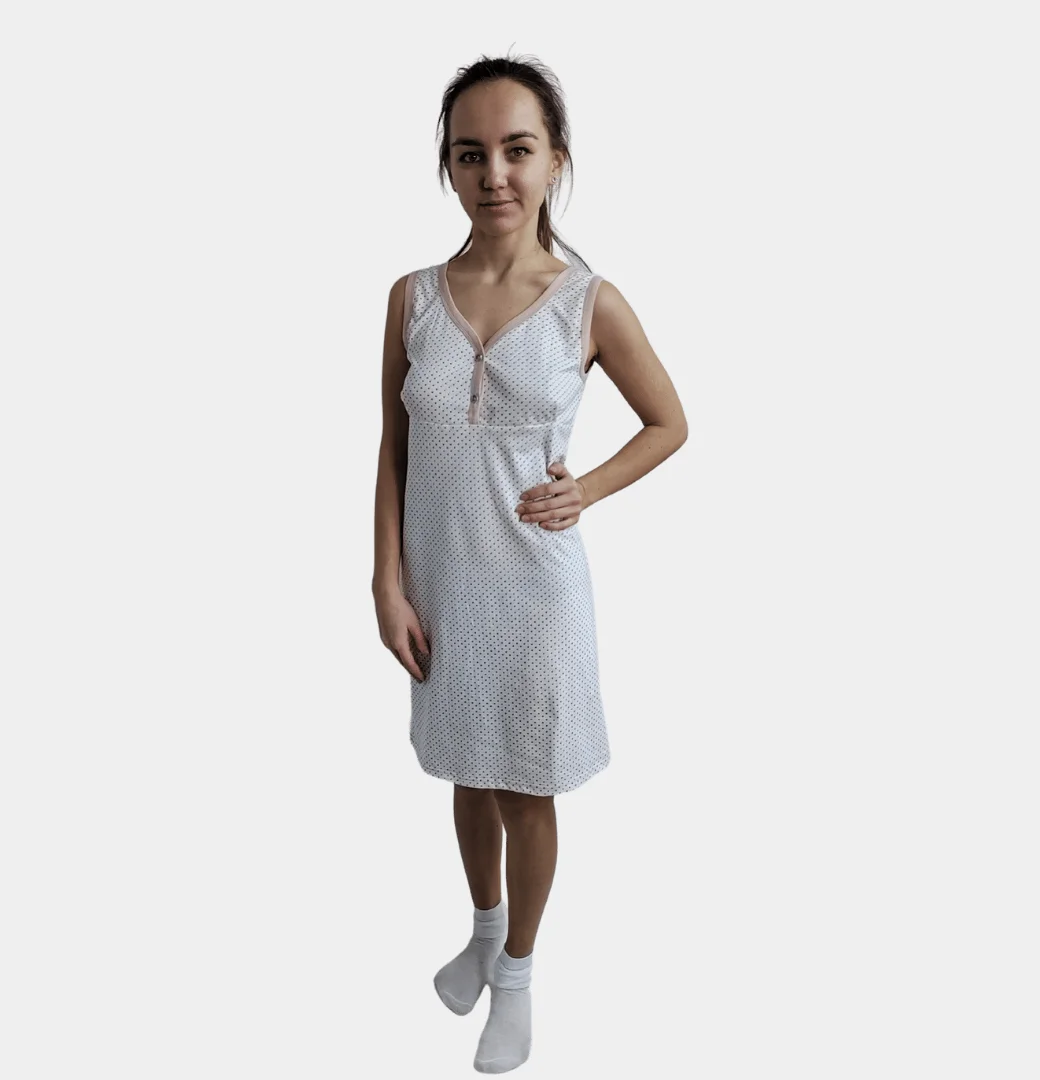 Слоновая кость сорочка для кормления Onstyle, хлопок