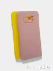 Желтый чехол для Xiaomi POCO X3, X3 PRO, X3 NFC силиконовый цветной матовый