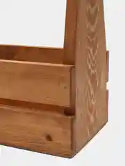 Терракотовый деревянный ящик