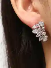 Серьги крылья со стразами/ вечерние серьги