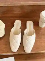 Белый мюли женские, 5 цветов