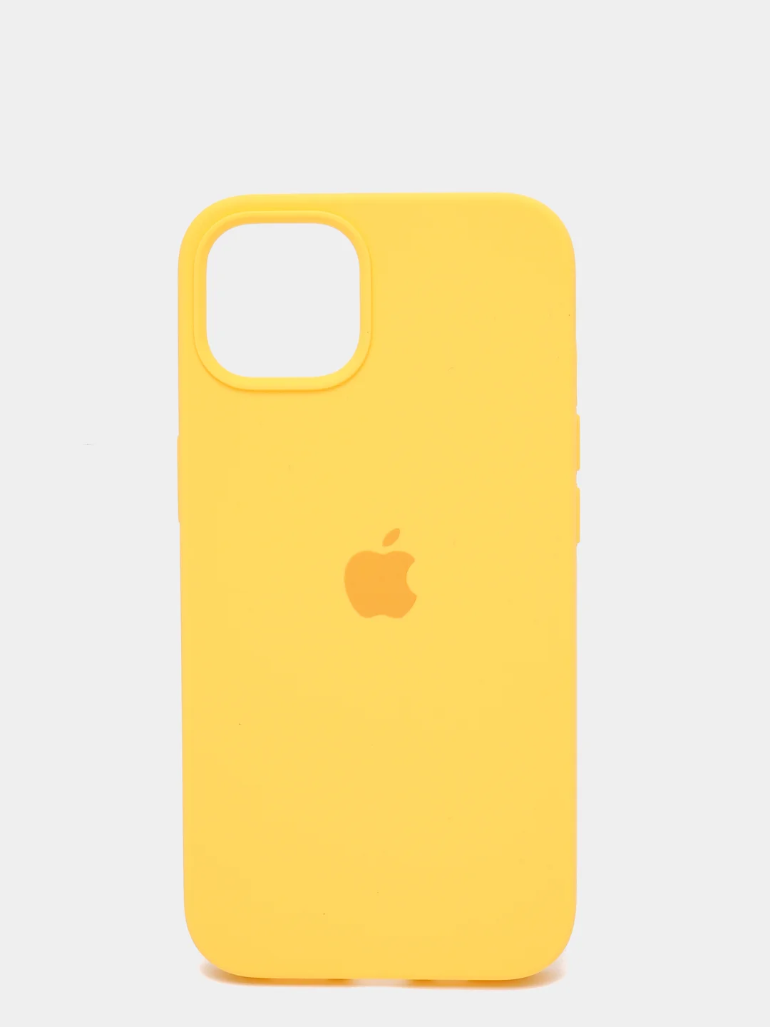Золотой чехол Silicone Case для iPhone 13 с закрытым низом
