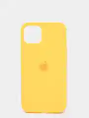 Золотой чехол Silicone Case для iPhone 13 с закрытым низом