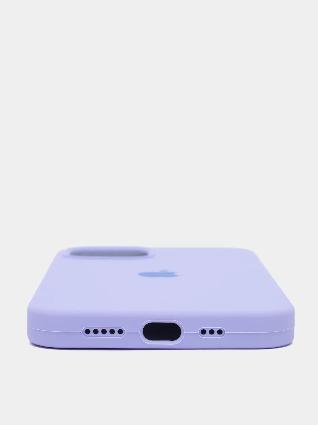 Аметистовый чехол Silicone Case для iPhone 13 с закрытым низом