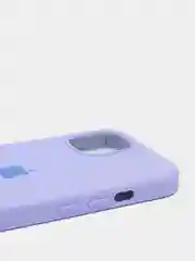 Аметистовый чехол Silicone Case для iPhone 13 с закрытым низом