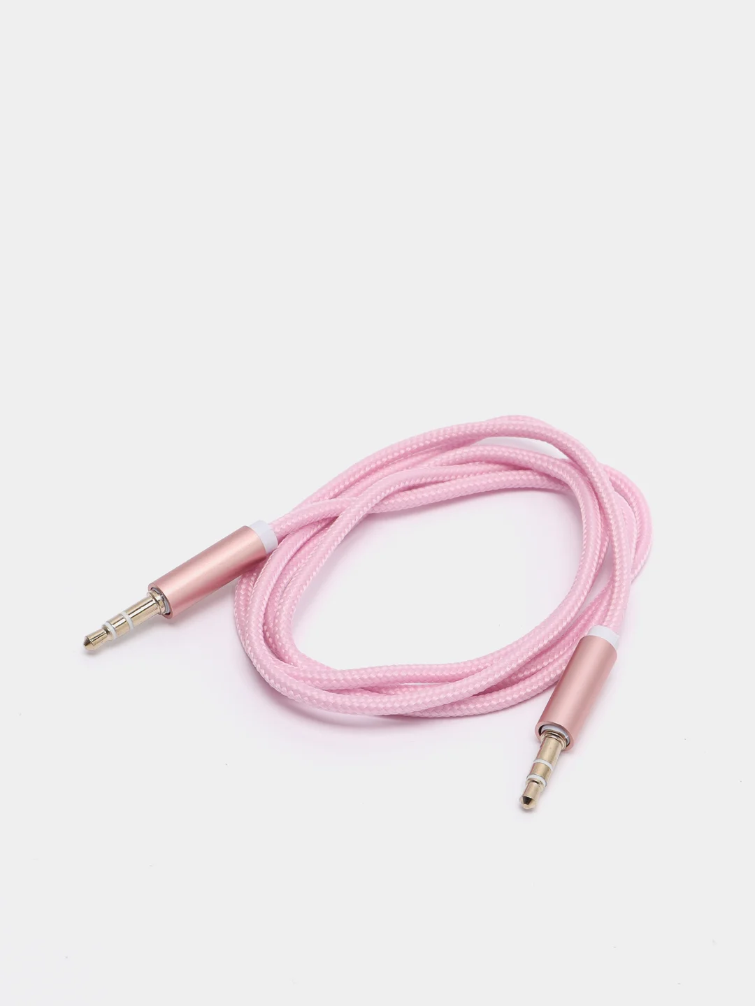 Розовый аудио кабель AUX WALKER  WCA - 174