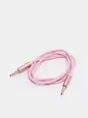 Розовый аудио кабель AUX WALKER  WCA - 174