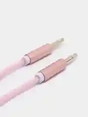 Розовый аудио кабель AUX WALKER  WCA - 174