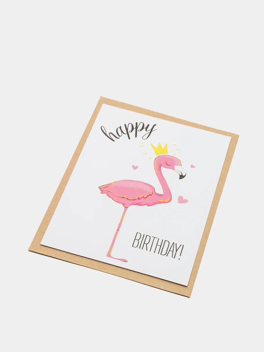 Art Card - Открытка поздравительная "Фламинго HB"