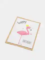 Art Card - Открытка поздравительная "Фламинго HB"