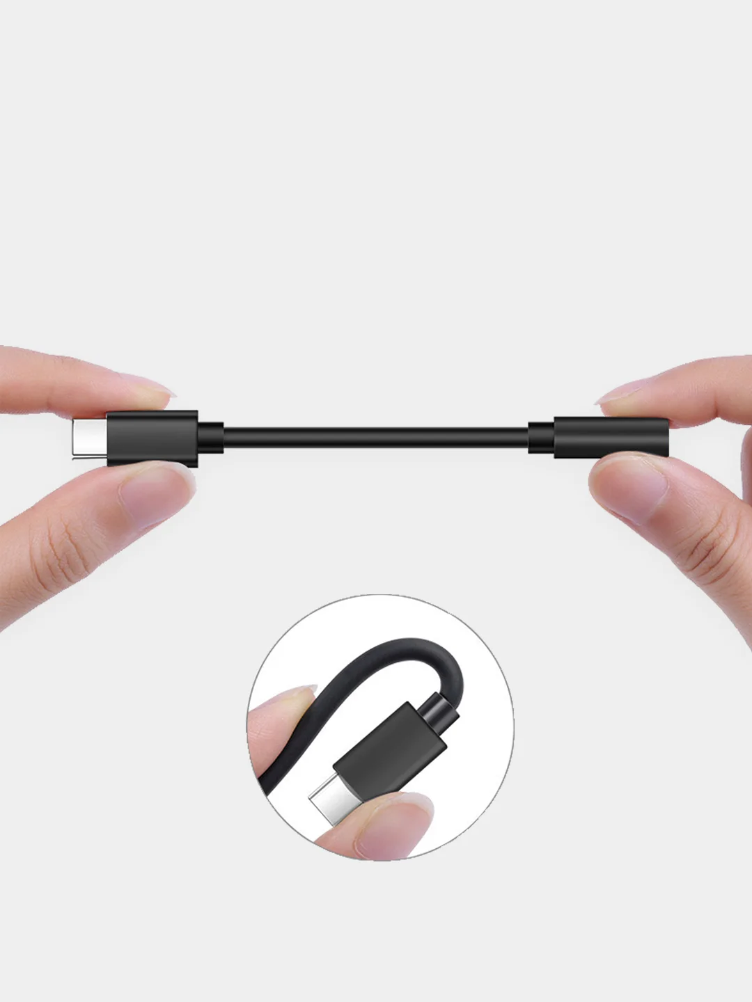 Белый переходник Huawei Xiaomi honor USB Type-C кабель aux