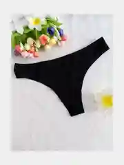Черный трусы стринги женские танга