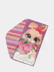Пастельно-коралловый конверт для денег , Открытка " С Днём Рождения", С Днем Свадьбы, С рождением , 8 марта