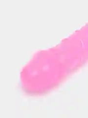 Розовый фаллоимитатор прямой, двойной, S