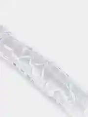 Прозрачный фаллоимитатор прямой, двойной, S