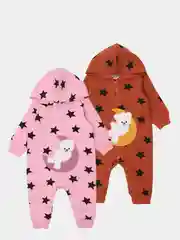 Детский весенний комбинезон утепленный без начеса с капюшоном  Bonito kids