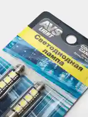 Лампа светодиодная LED T11/белый/ (SV8,5) CANBUS 4SMD5050, 42 мм, 12V