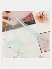 Голубой трусы женские слипы, прозрачные