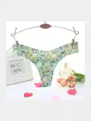 Мятный трусы, стринги женские, бесшовные