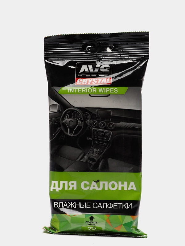 Влажные салфетки "Для салона" 25 шт AVS