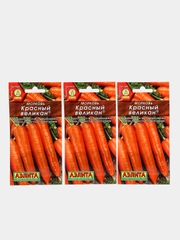Семена Морковь "Красный Великан" набор 1, 3, 5 уп