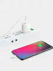Белый кабель для iPhone lightning type-c быстрая зарядка лайтинг