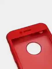 Красный чехол 360 + защитное стекло на iPhone 5s 6, 7, 8, SE, 20, X, XS, XR, 11, Pro, Max, 12