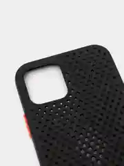 Черный охлаждающий чехол для iPhone (Айфон) 6, 6S, 7, 8, Plus, SE 20, X, XS, XR, 11 Pro Max, 12
